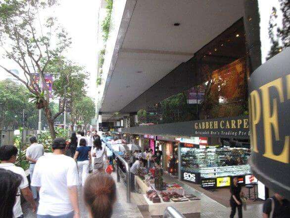 Shopping auf der Orchard Road