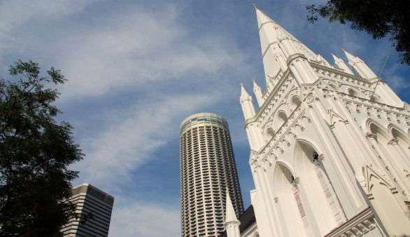 St Andrew's Cathedral in Singapur